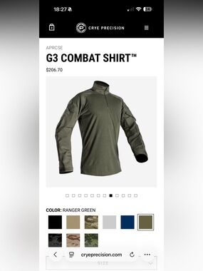 Crye Precision G3 Combat Shirt - Ranger Green